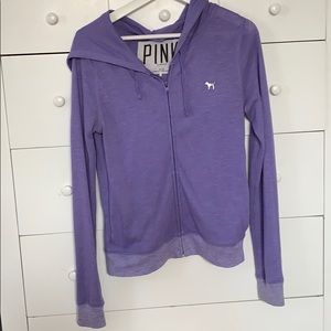 Victoria’s secret XS purple zip hoodie